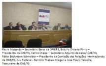 OAB/RS subseção em Livramento promoveu evento sobre Pacto Social no MERCOSUL com vários convidados.